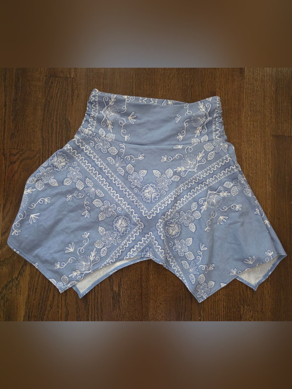 Cat & Jack Girls Small 6/7 Blue Skirt